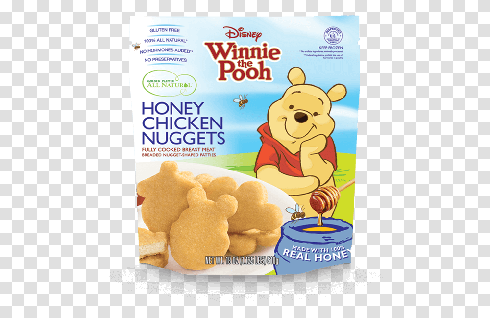 Disney Winnie The Pooh Inspired Nuggets Winnie The Pooh Chicken Nuggets, Fried Chicken, Food Transparent Png