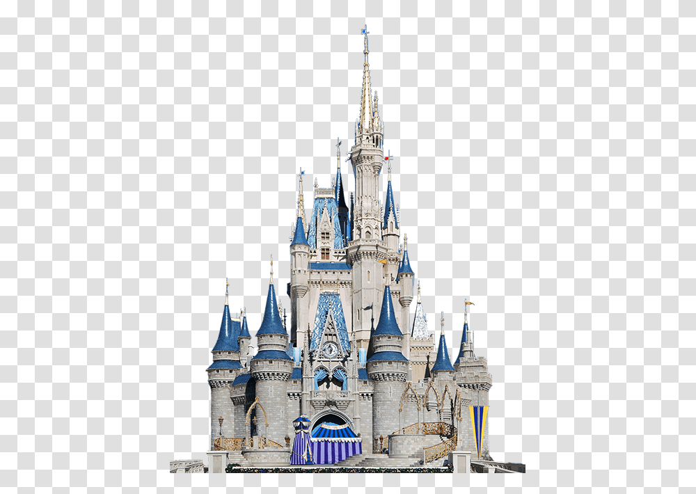 Disney World Cinderella Castle, Architecture, Building, Spire, Tower Transparent Png