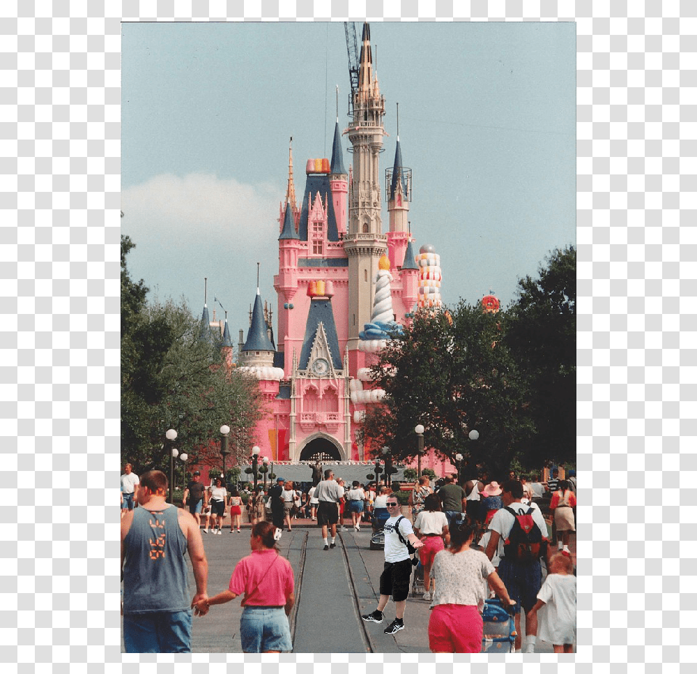 Disney World Cinderella Castle, Person, Downtown, City, Urban Transparent Png