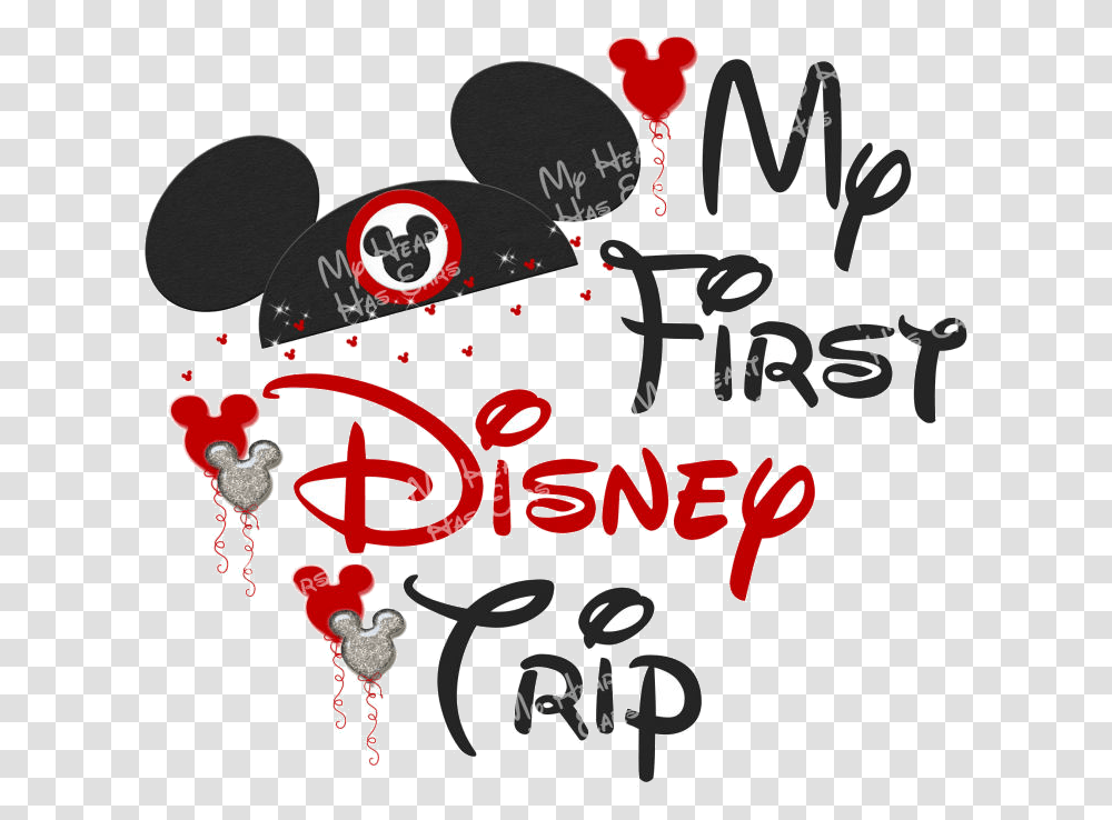 Disney World Clipart Mother And Daughter Trip Free My First Disneyland Trip 2017, Alphabet, Pillow Transparent Png