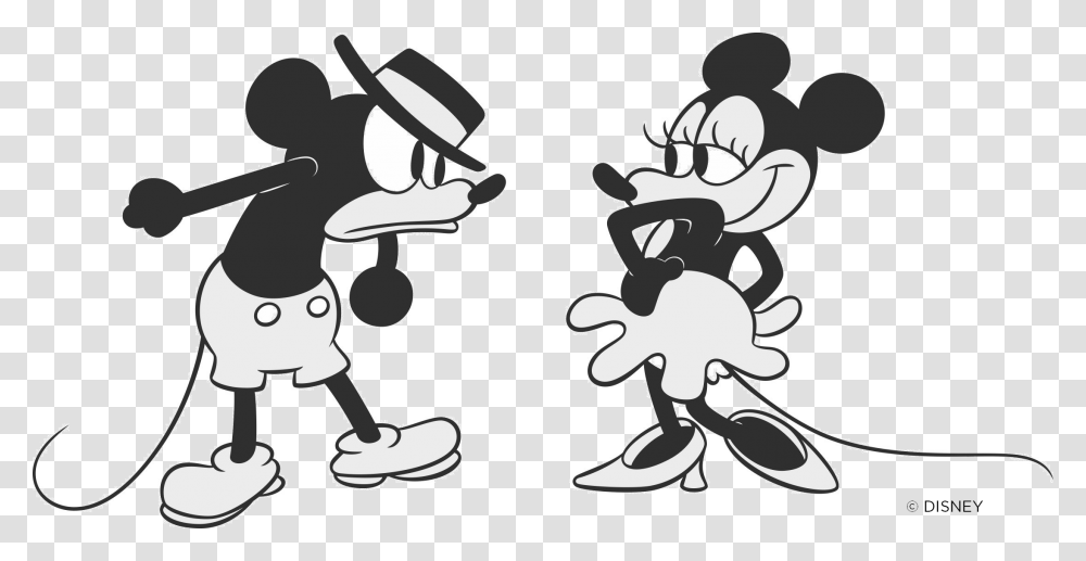 Disney X Gigi Burris Old Mickey Mouse, Stencil, Hat, Silhouette Transparent Png