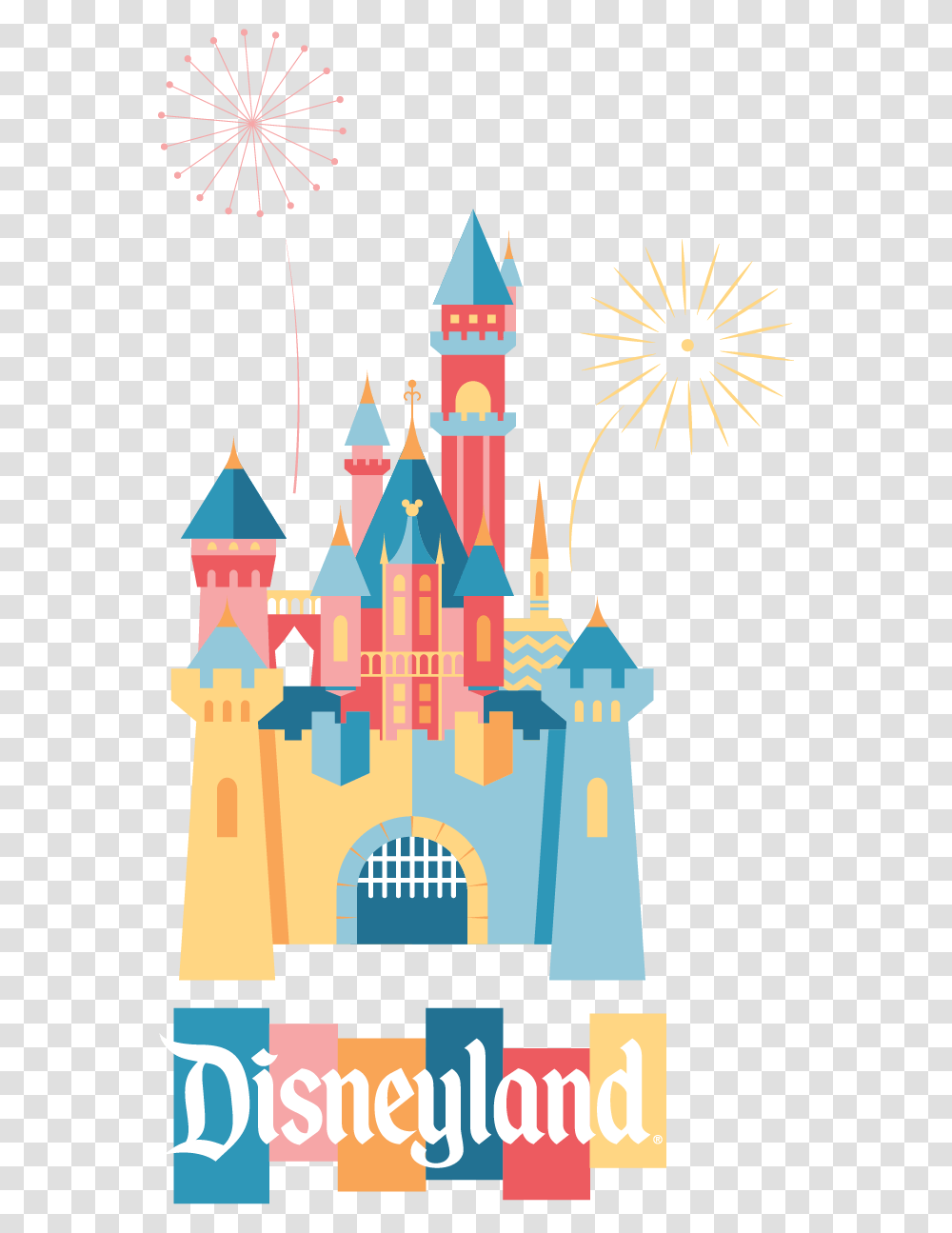 Disneyland, Architecture, Building, Theme Park, Amusement Park Transparent Png