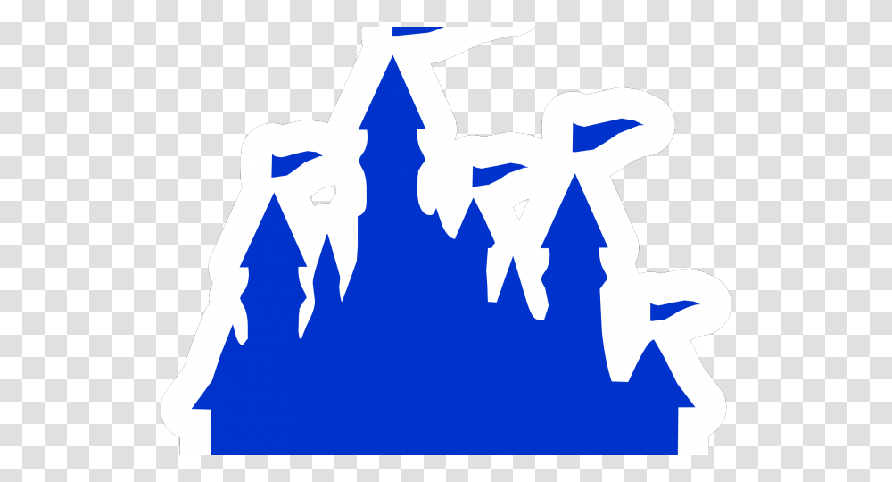 Disneyland Clipart Blue Castle, Hand, Recycling Symbol Transparent Png