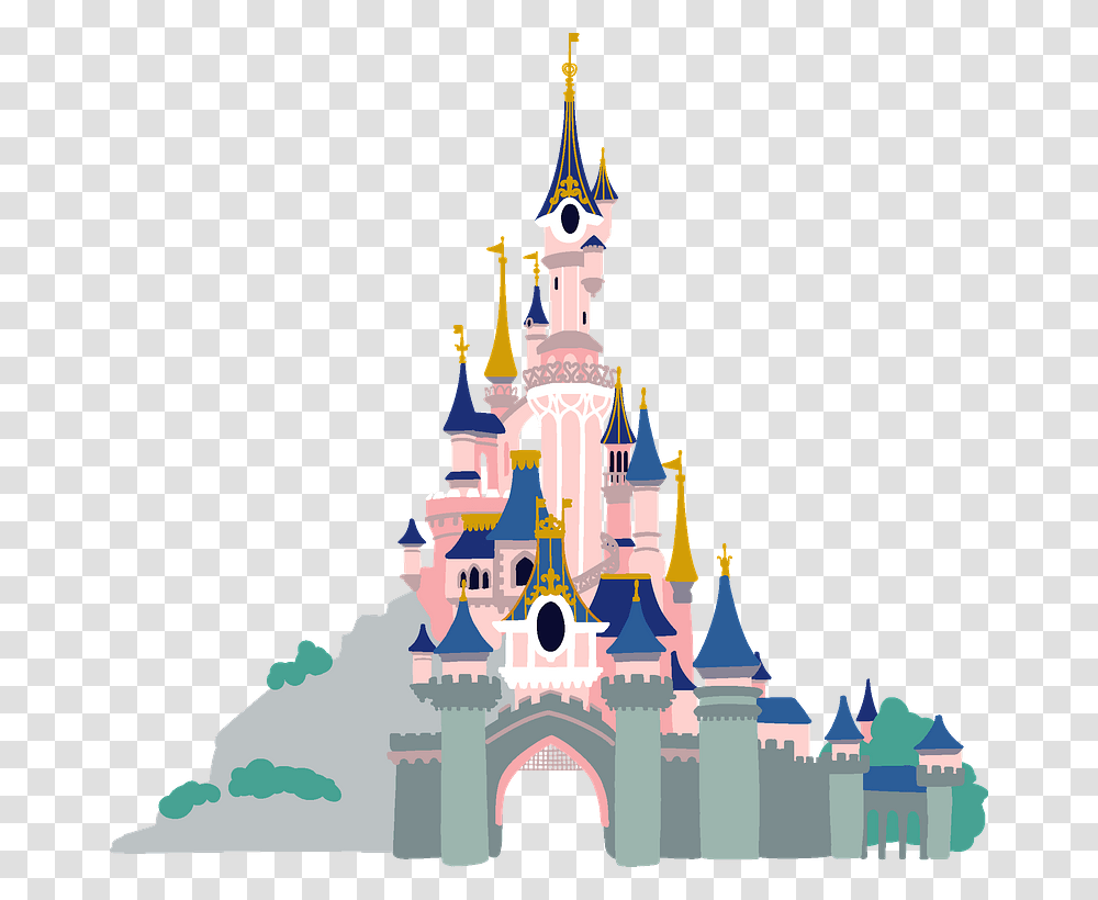 Disneyland Clipart Disneyland Paris, Architecture, Building, Castle, Theme Park Transparent Png