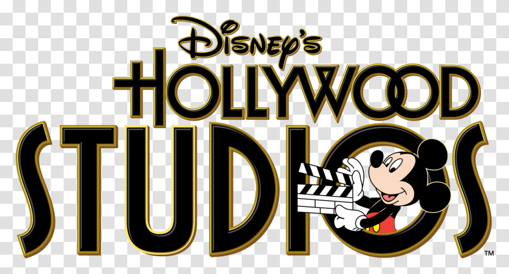 Disneyland Clipart Hill Disney Hollywood Studios Logo, Alphabet, Advertisement, Paper Transparent Png