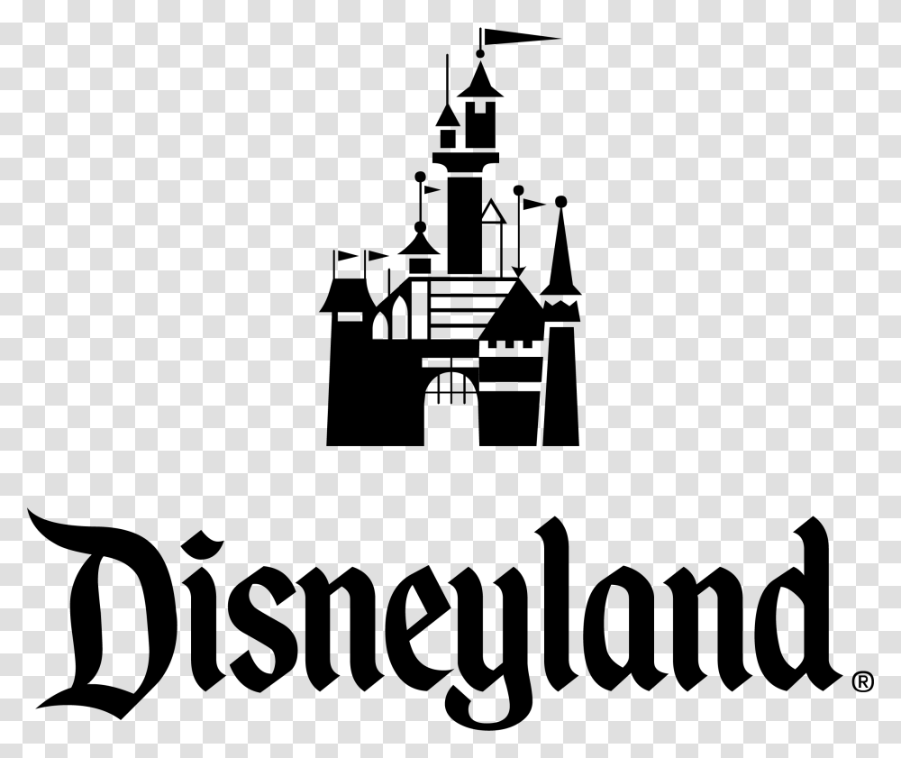 Disneyland Logo Disneyland Logo, Stencil, Ship, Vehicle Transparent Png