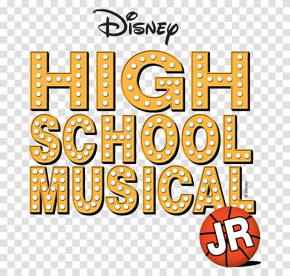 Disneys High School Musical Jr High School Musical Jr Logo, Text, Alphabet, Number, Symbol Transparent Png