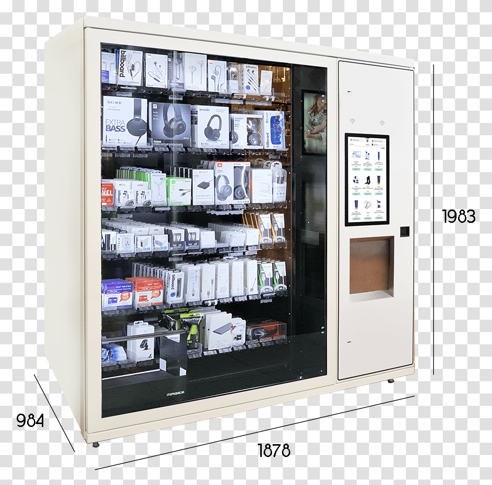 Display Case, Machine, Vending Machine, Kiosk Transparent Png