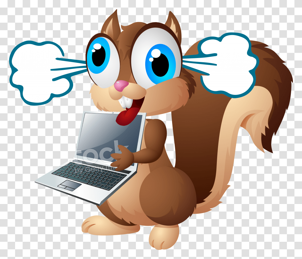 Display Crazy Squirrel Laptopsteam Crazy Squirrel Cartoon Transparent Png