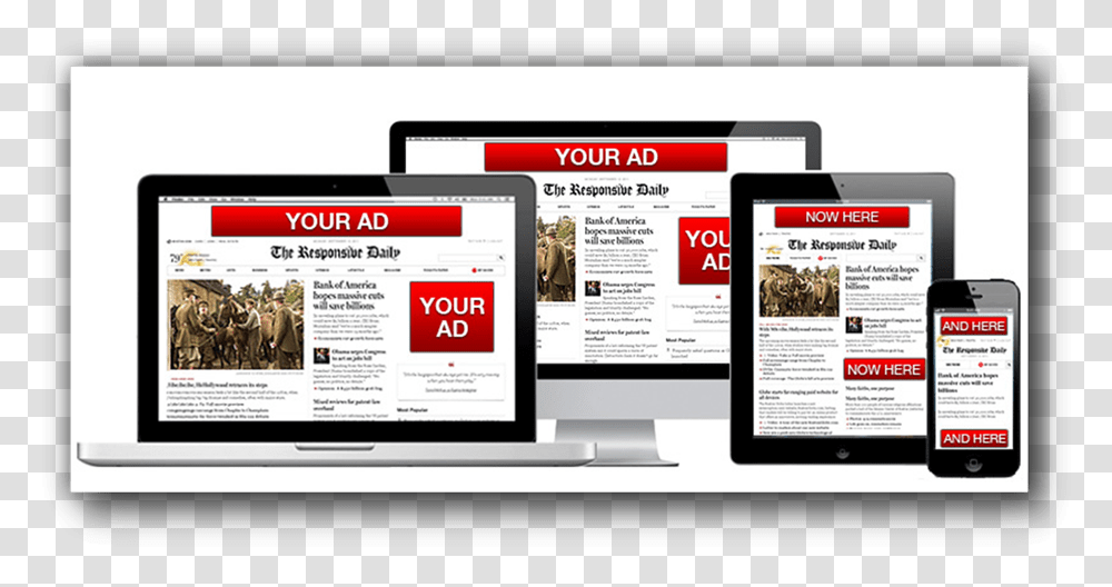 Display Digital Advertising Examples, Computer, Electronics, Mobile Phone, Cell Phone Transparent Png