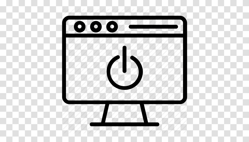 Display Screen Display Shutdown Monitor Power Button Onoff, Alphabet, Plant, Gray Transparent Png