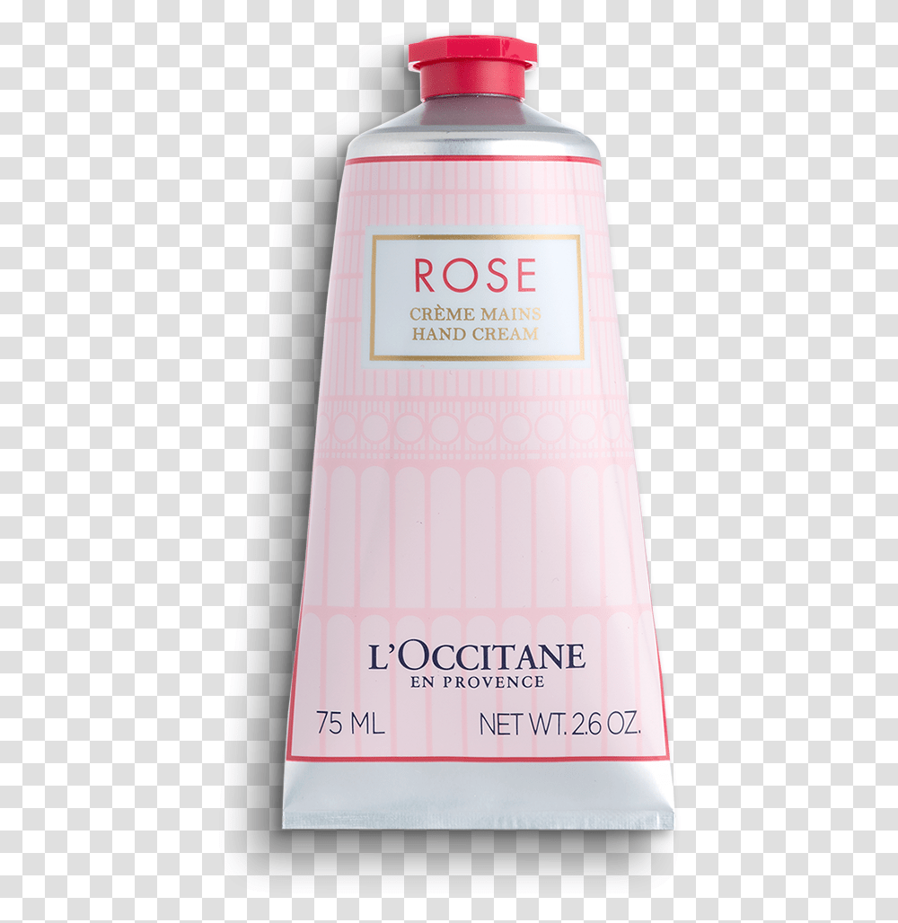 Display View 12 Of Rose Hand Cream L Occitane Rose Hand Cream, Cosmetics, Bottle, Label Transparent Png