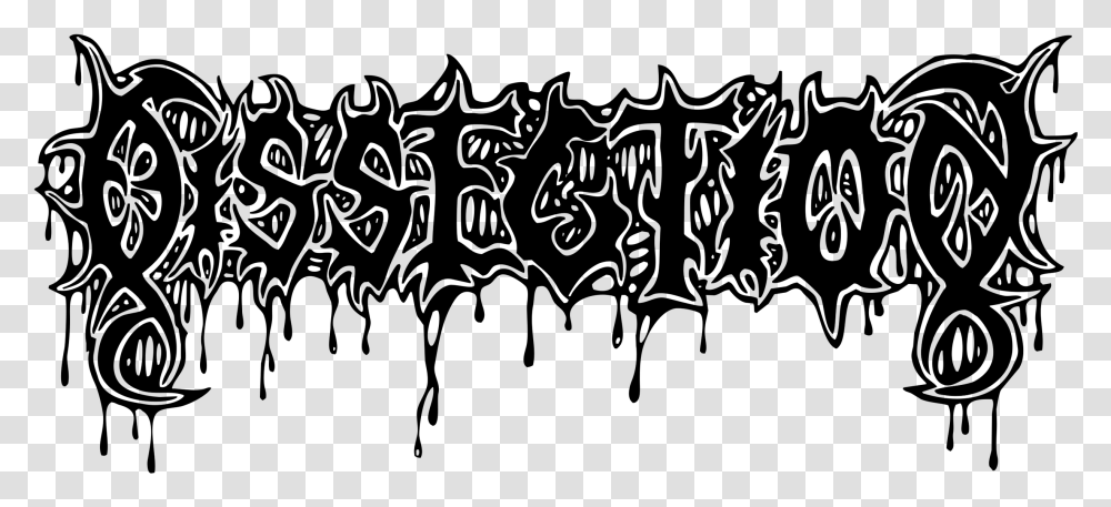 Dissection Band Logo, Gray, World Of Warcraft Transparent Png
