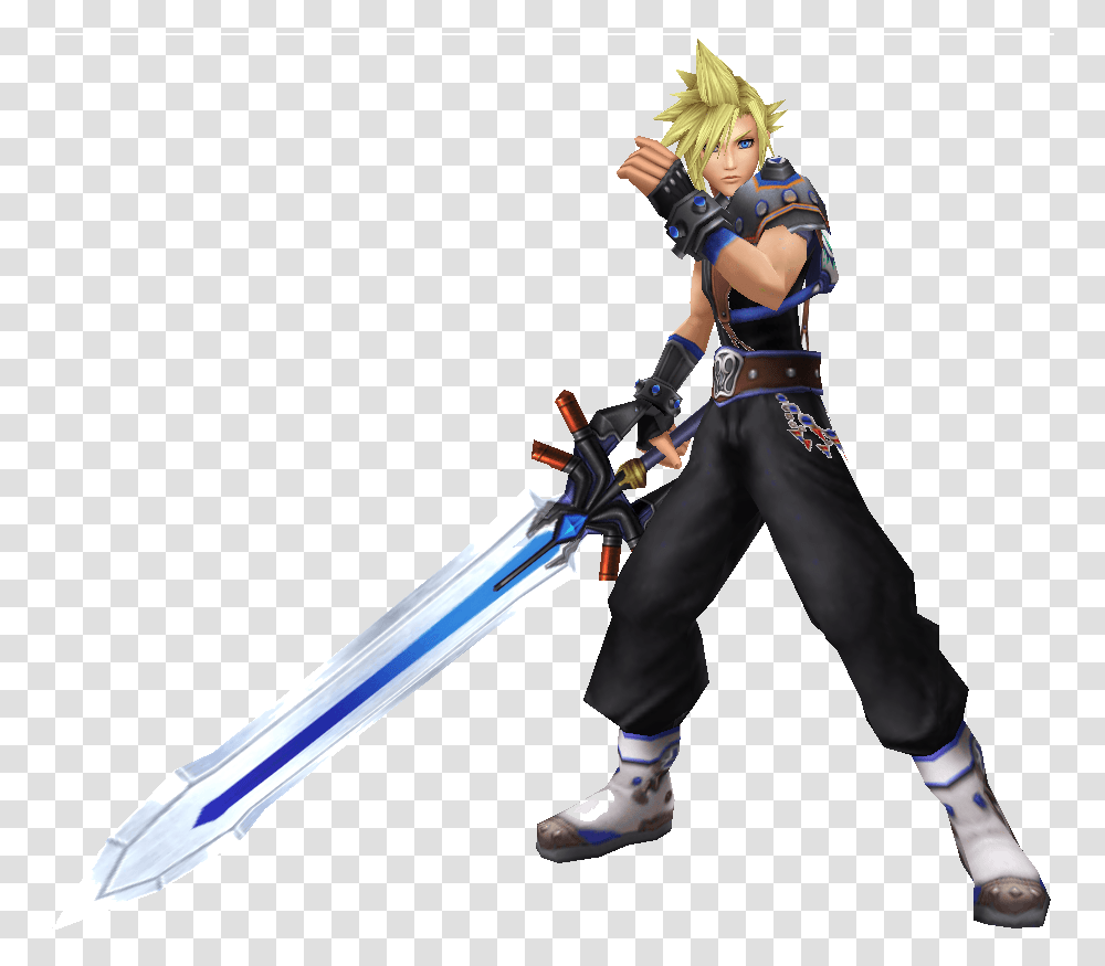 Dissidia 012 Cloud Outfits, Person, Human, Duel, Costume Transparent Png