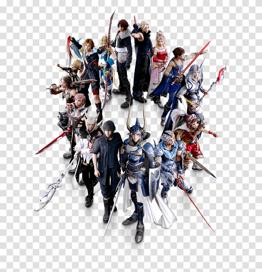 Dissidia Final Fantasy Nt Heroes, Person, Samurai, Costume, Crowd Transparent Png