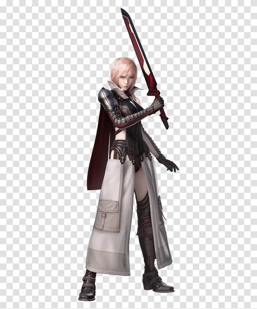 Dissidia Final Fantasy Nt Lightning, Person, Human, Cape Transparent Png