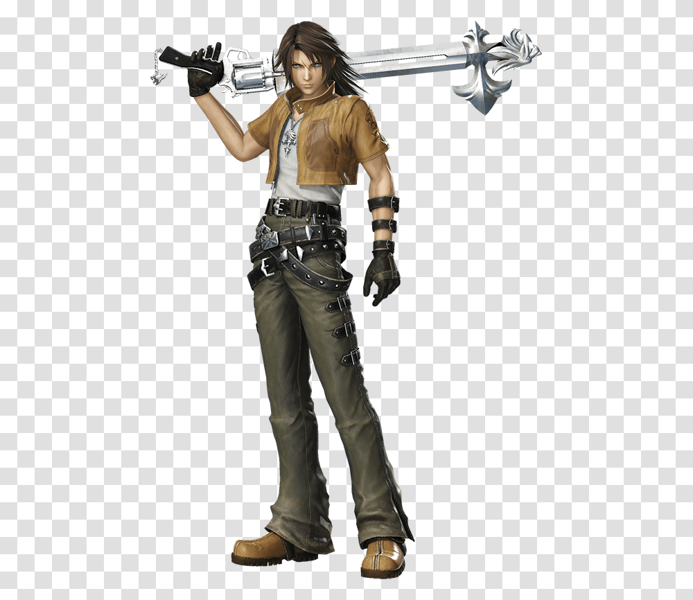 Dissidia Nt Squall Kingdom Hearts, Person, Photography, Harness Transparent Png
