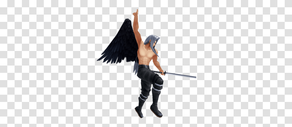Dissidia The Deadliest Fantasy Sephiroth, Person, Human, Angel Transparent Png