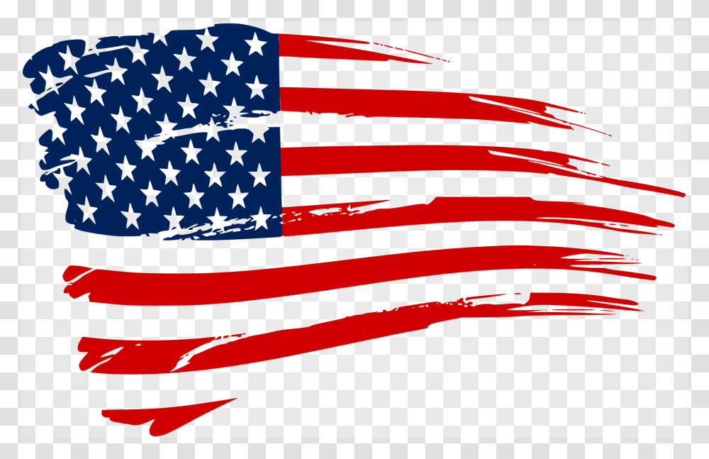 Distressed American Flag Decal Transparent Png