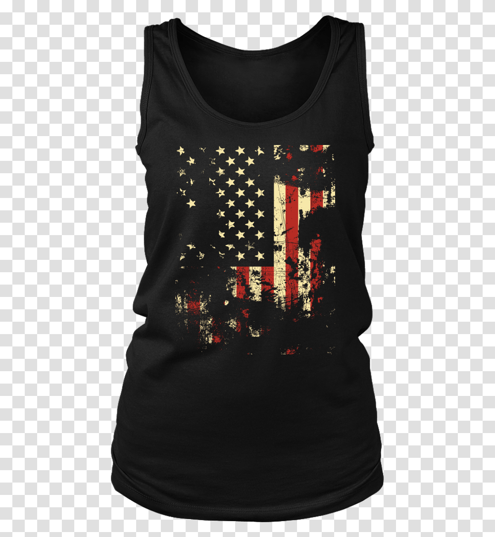 Distressed American Flag Pilates T Shirt Funny, Pillow, Cushion, Sleeve Transparent Png