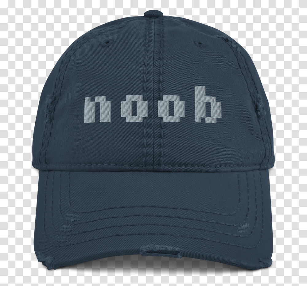 Distressed Dad Hat Noob Embroidery For Baseball, Clothing, Apparel, Baseball Cap, Sun Hat Transparent Png
