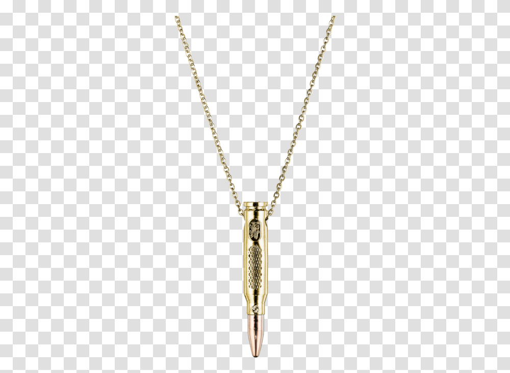 Distressed Gold Bullet Necklace Pendant, Jewelry, Accessories, Accessory Transparent Png