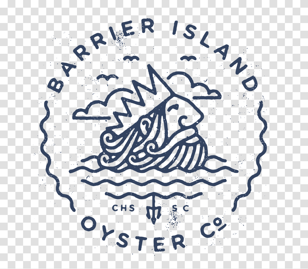 Distressed Logo800 Barrier Island Oyster Company, Label, Calligraphy, Handwriting Transparent Png