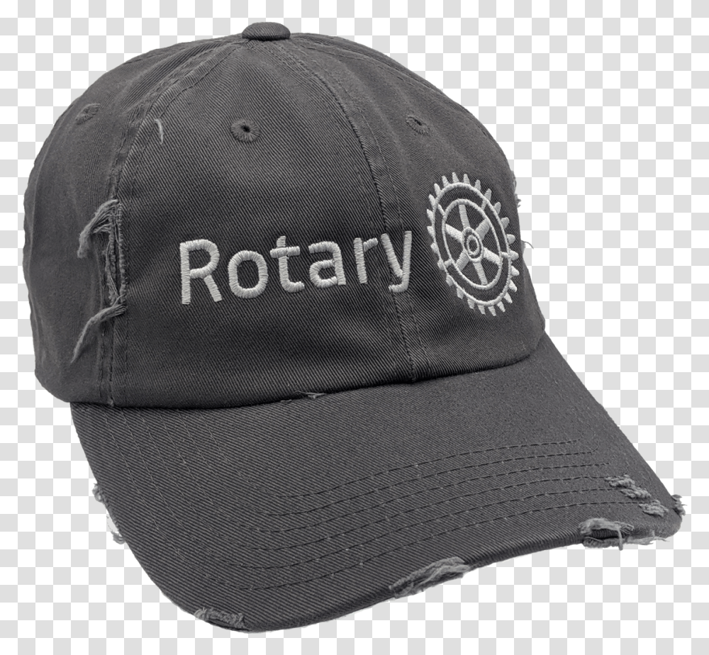 Distressed Rotary Cap Baseball Cap, Apparel, Hat Transparent Png