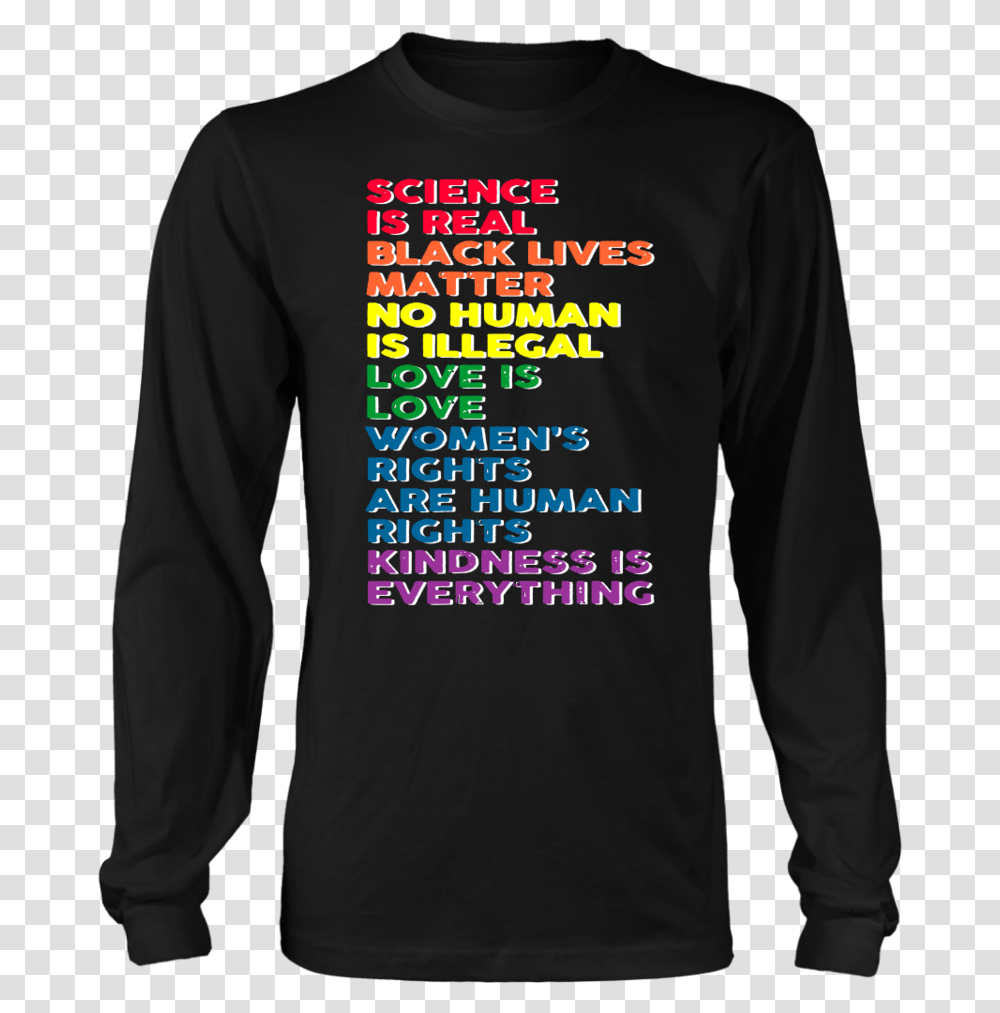 Distressed Science Is Real Black Lives Matter Pride Long Sleeved T Shirt, Apparel, Person, Human Transparent Png