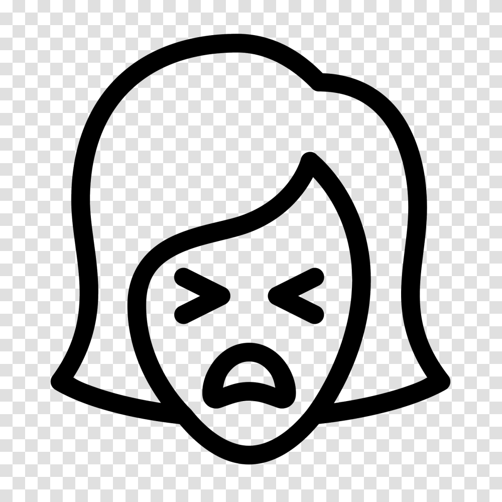 Distressed Woman Icon, Gray, World Of Warcraft Transparent Png