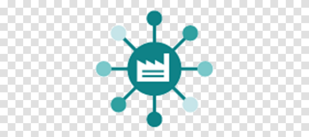Distributed Control System Dot, Network, Green, Snowflake Transparent Png