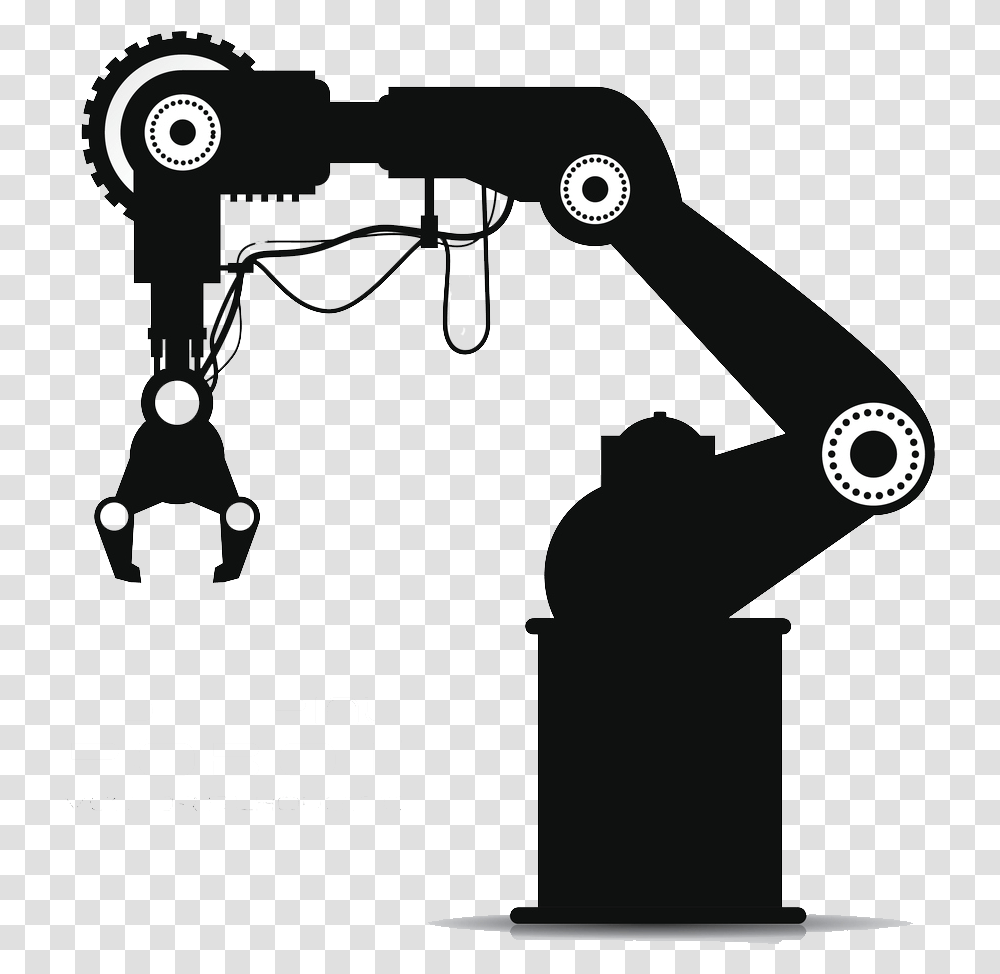 Distribution Center Clipart Robot Design Vector, Hydrant, Microscope, Gun, Weapon Transparent Png