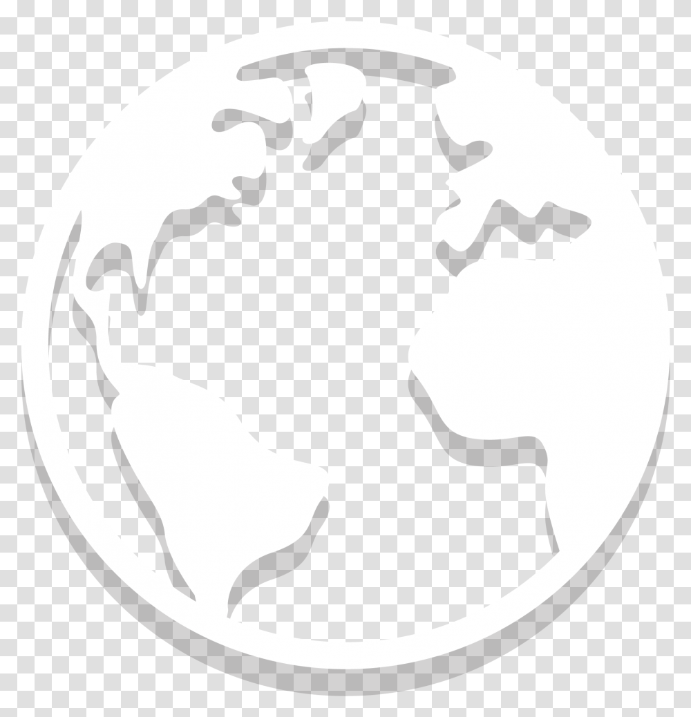 Distribution - Tracer Digital Globe, Stencil, Symbol, Silhouette Transparent Png