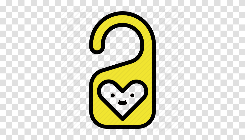 Disturb Do Hotel Love Not Room Sign Icon, Heart, Number Transparent Png