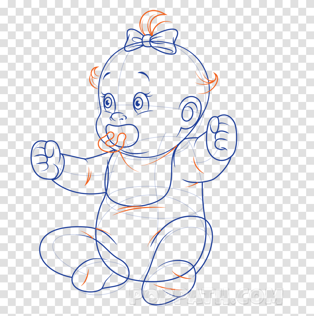 Disturbed Drawing Baby Cartoon, Ornament, Pattern Transparent Png