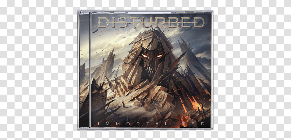 Disturbed Immortalized Deluxe Edition, Poster, Advertisement, Painting Transparent Png