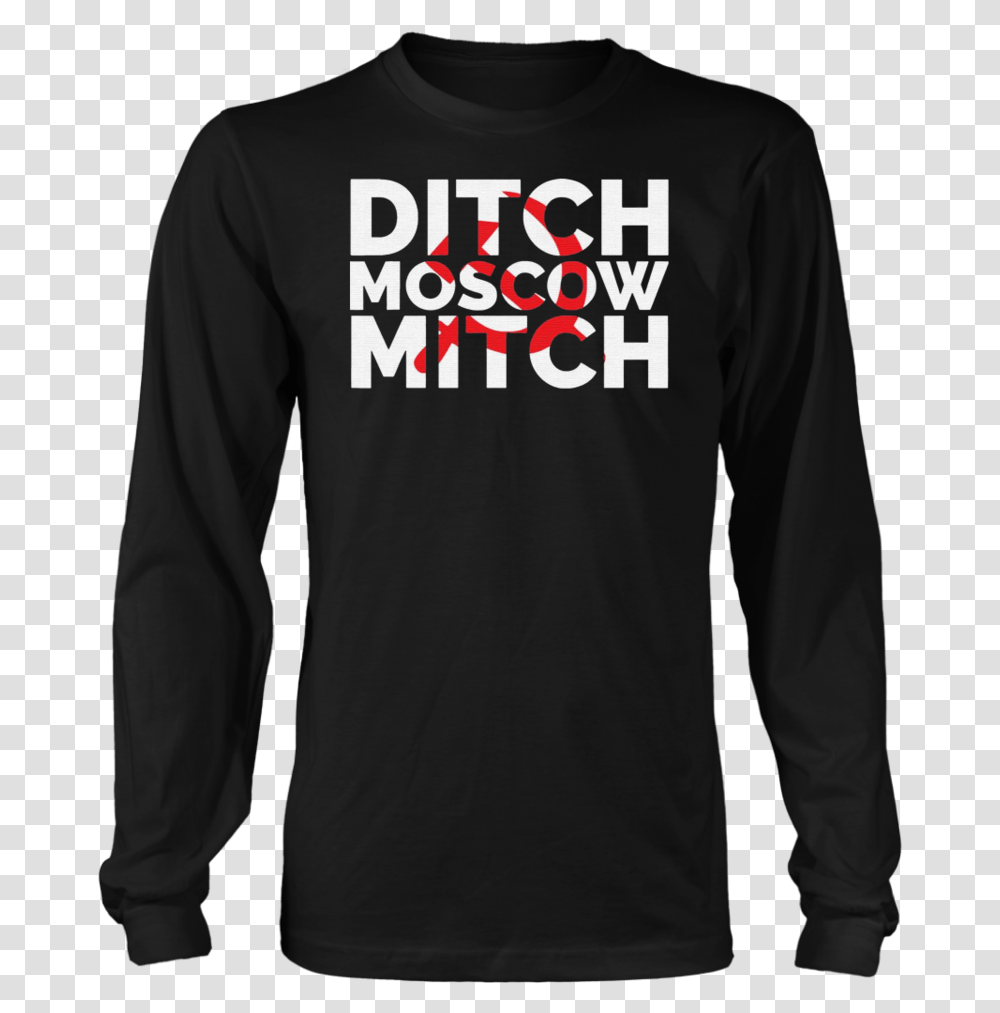 Ditch Moscow Mitch Russian Soviet Flag Sickle Amp Hammer Chiropractic T Shirt Designs, Sleeve, Apparel, Long Sleeve Transparent Png