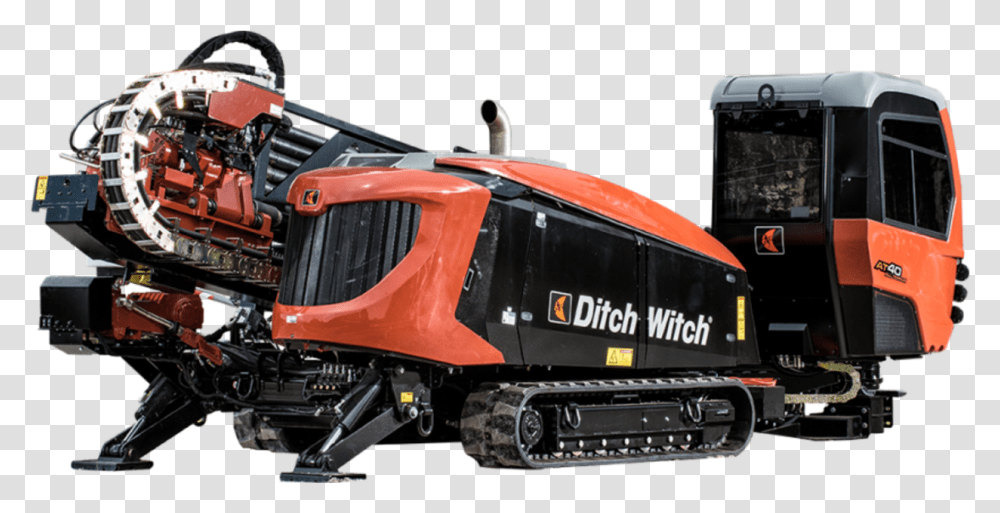 Ditch Witch Unveils At40 All Terrain Directional Drill Crane, Train, Vehicle, Transportation, Interior Design Transparent Png