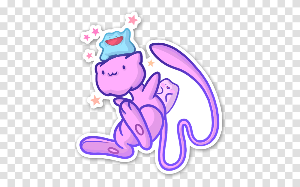 Ditto Mew Shiny Fictional Character, Cupid, Art, Amphibian, Wildlife Transparent Png