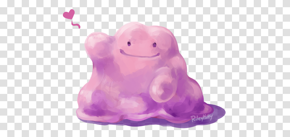 Ditto Says Hello Pokemon Ditto Cute, Piggy Bank, Animal, Mammal, Rose Transparent Png