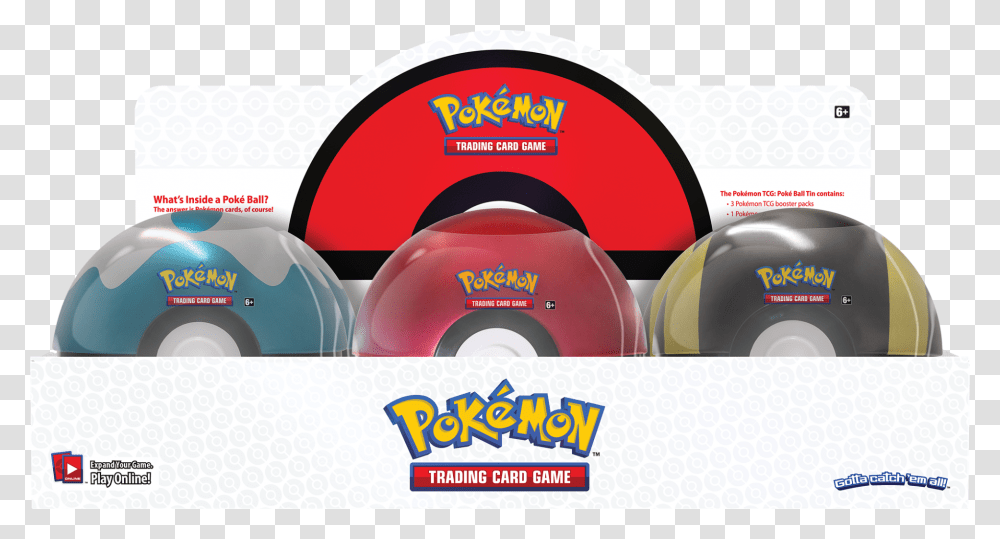 Dive Ball Tin Pokemon Tcg, Disk, Dvd, Helmet Transparent Png