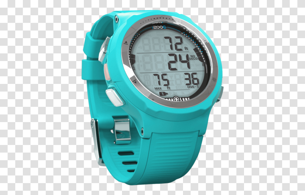 Dive ComputerClass Product Gallery Img Aqualung I200c Dive Computer Lime, Wristwatch, Digital Watch Transparent Png