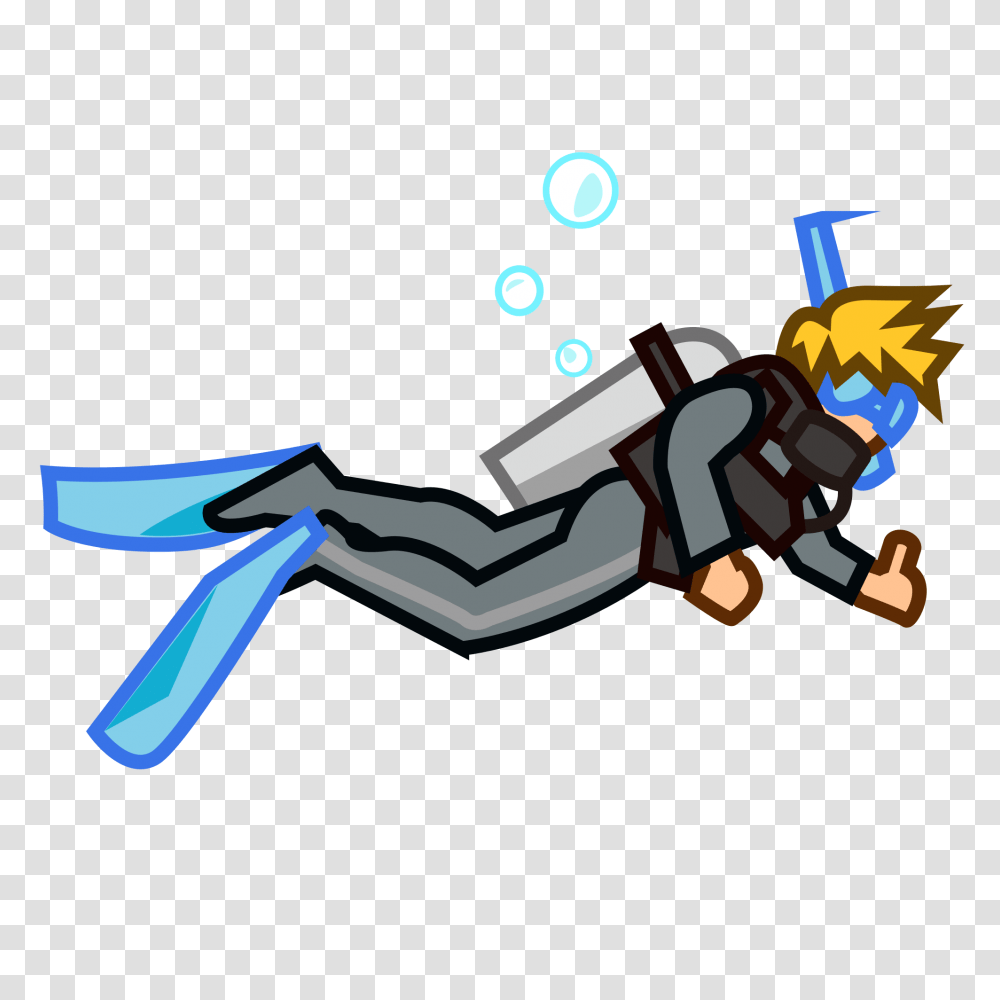 Diver, Person, Axe Transparent Png