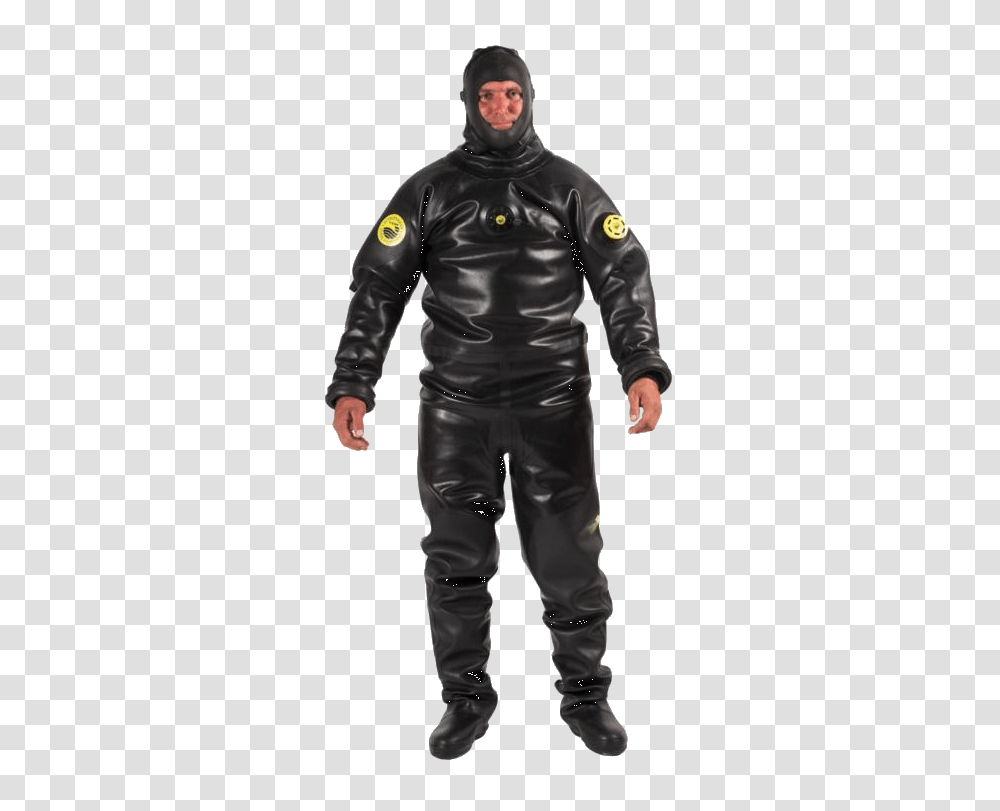 Diver, Person, Long Sleeve, Jacket Transparent Png