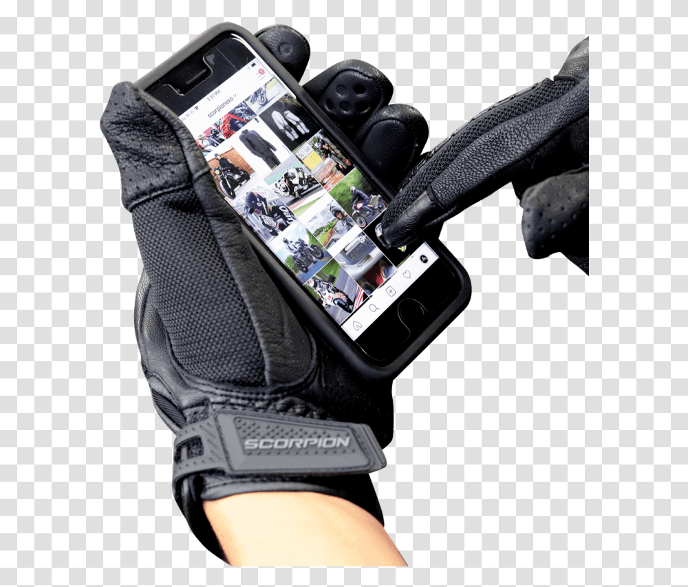 Divergent Gloves Scorpionexo Mobile Phone Case, Electronics, Cell Phone, Person, Human Transparent Png