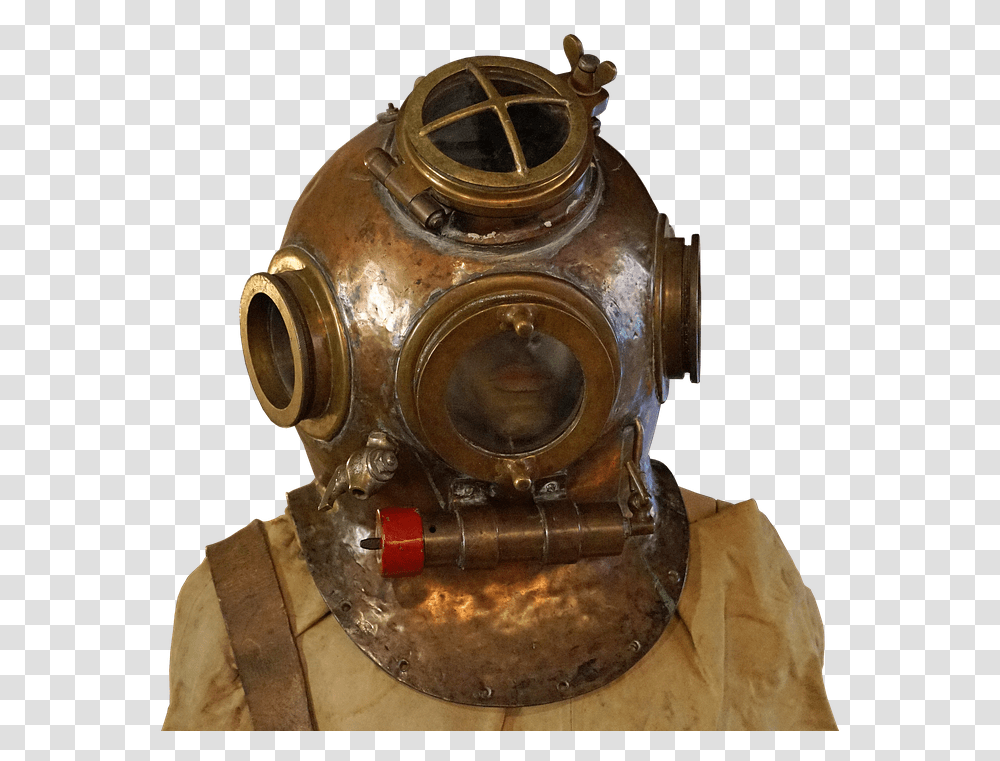 Divers Helm Divers Helmet Old Diving Navy Thread Diving Helmet, Grenade, Bomb, Weapon, Weaponry Transparent Png