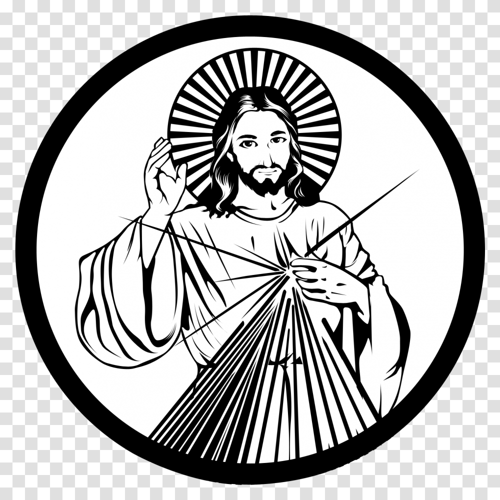 Divine Mercy Souvenirs Amp Gift Items Divine Mercy Line Art, Person, Performer, Leisure Activities Transparent Png