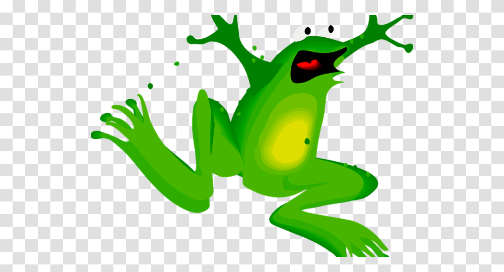 Diving Clipart Cartoon Jumping Frog Clipart, Amphibian, Wildlife, Animal, Tree Frog Transparent Png