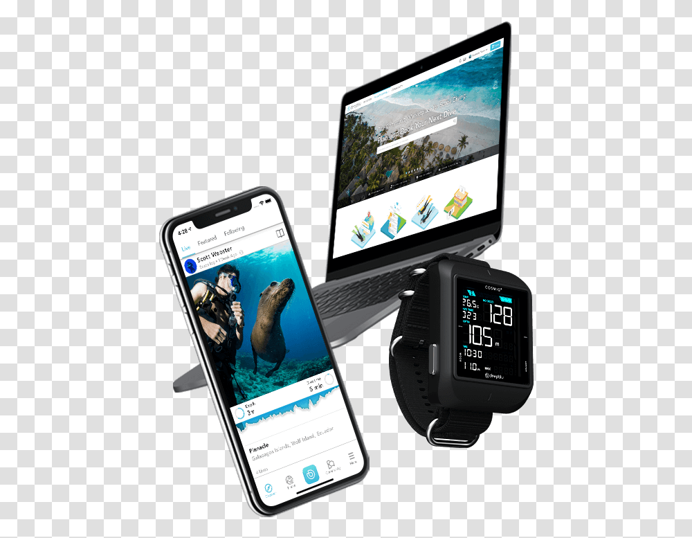 Diving Community For Scuba Divers & Freedivers About Deepblu Iphone, Mobile Phone, Electronics, Cell Phone, Person Transparent Png