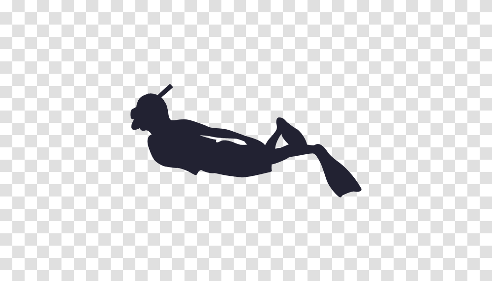 Diving Silhouette, Bird, Animal, Person, Human Transparent Png